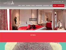 Tablet Screenshot of hoteldevillas.com